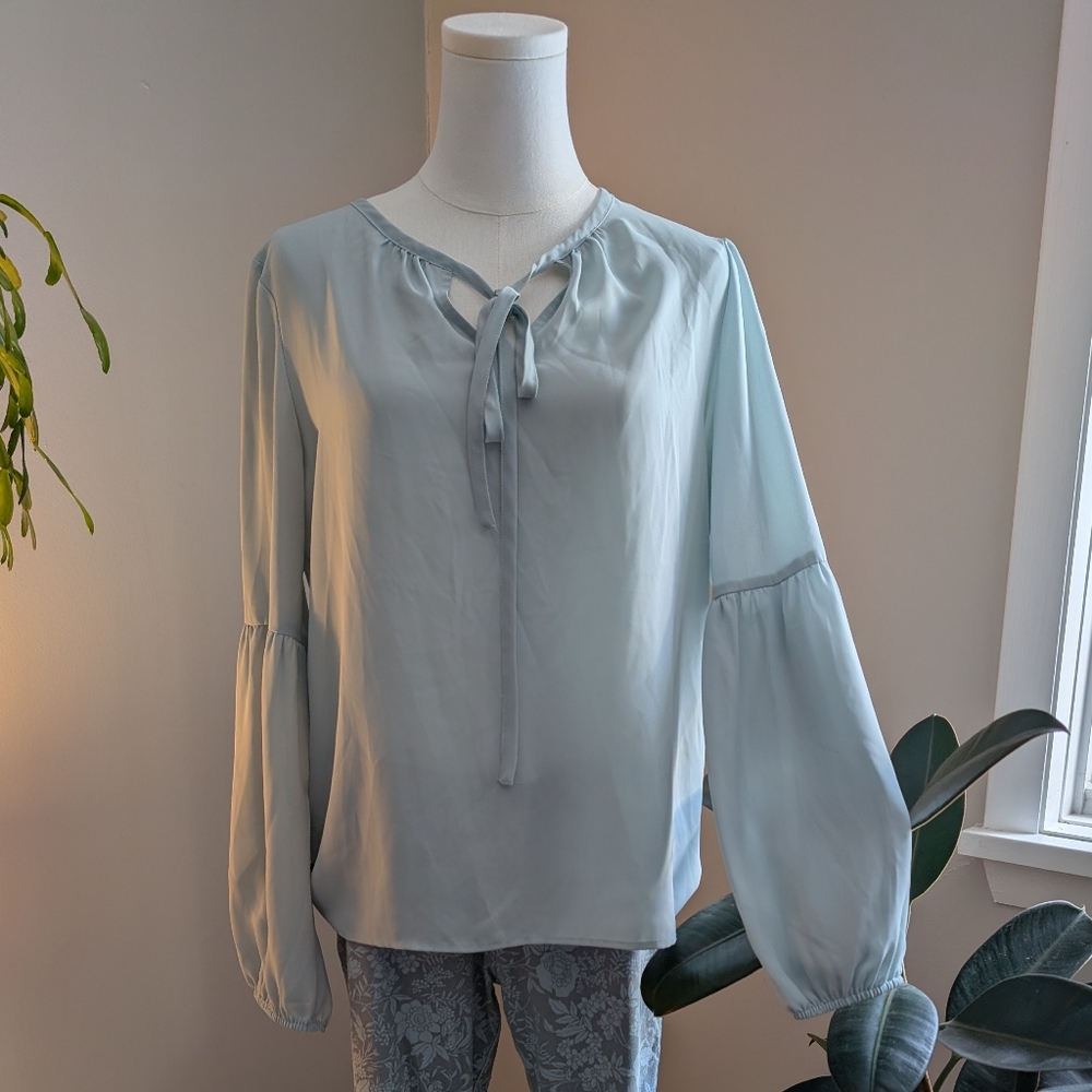 Karl Lagerfeld Paris Poet Sleeve Blouse